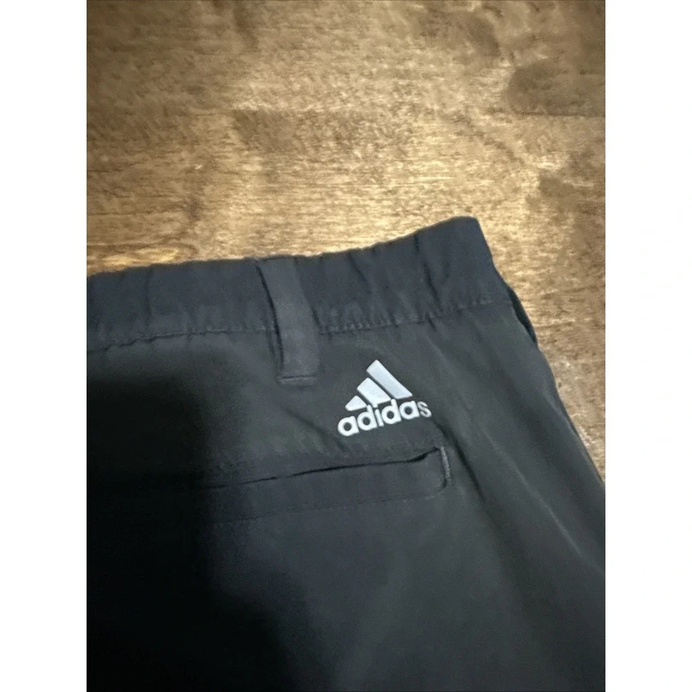 Adidas Golf Shorts Performance Stretch Moisture Wicking Men's Black Sz 40